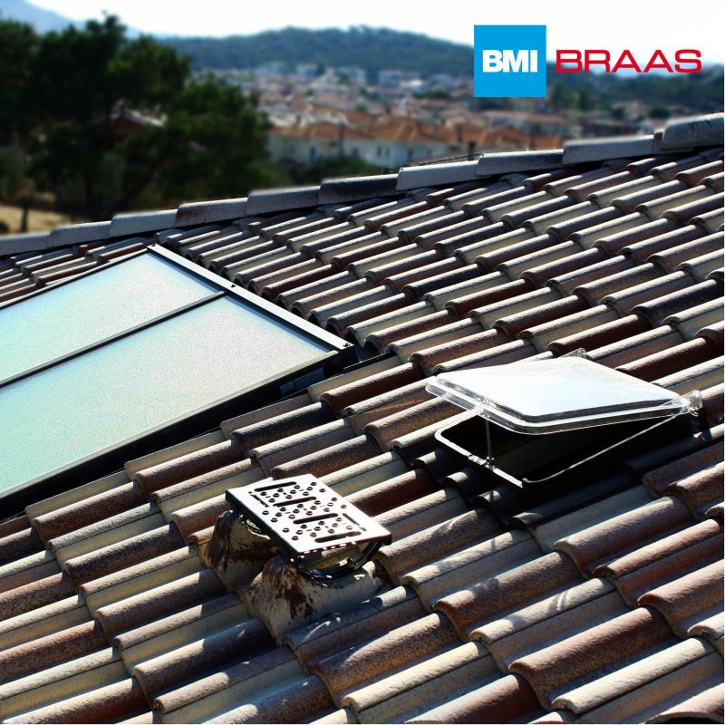 BRAAS çatı çıkış kapağı, güvenlik basamağı ve çatı aksesuarları